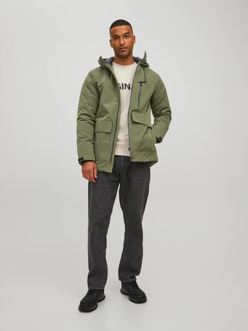 JACK & JONES Between-seasons parka 'KAISER' in Green