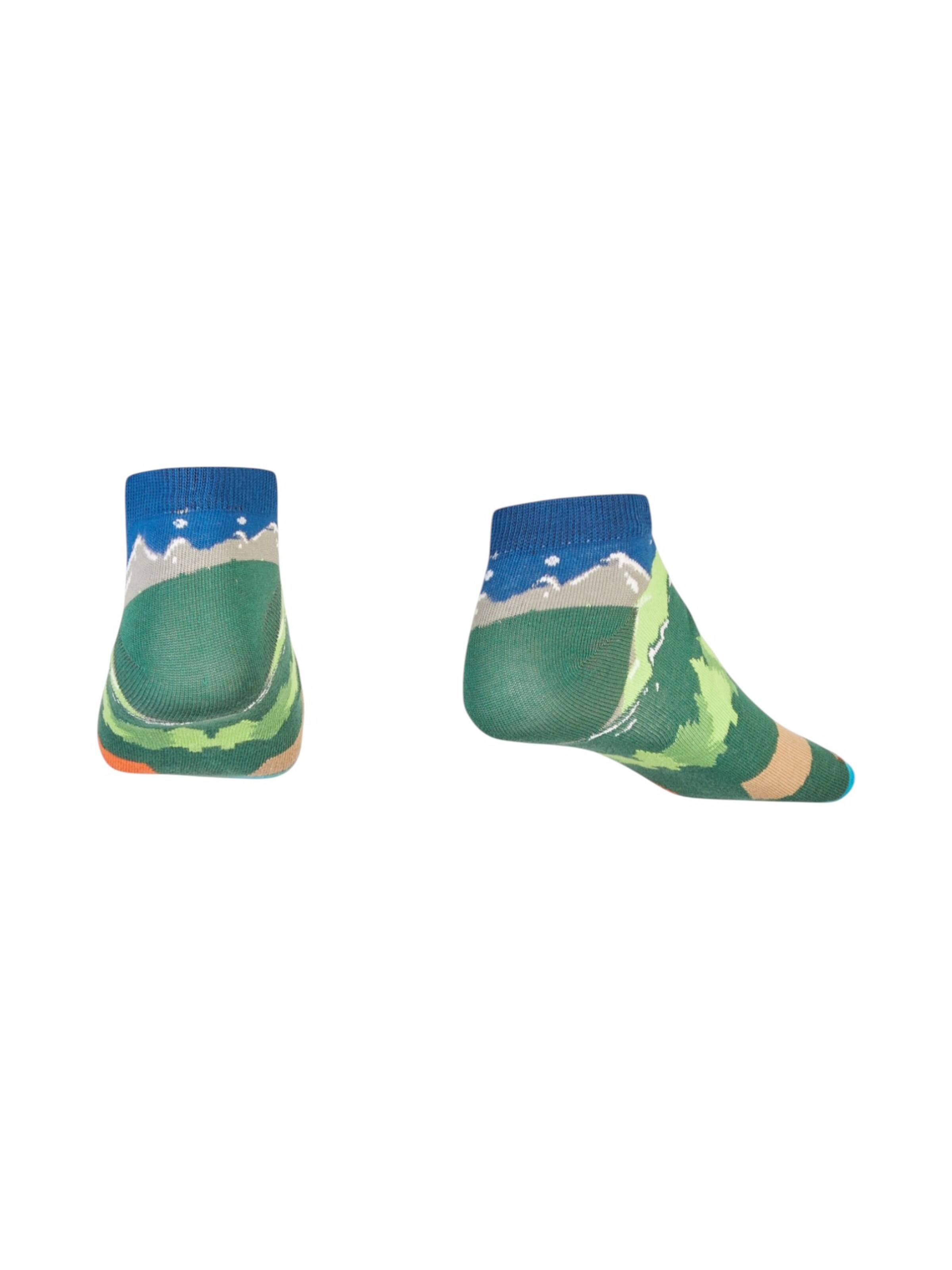 AbgeStrumpft Socks 'Camping' in Green
