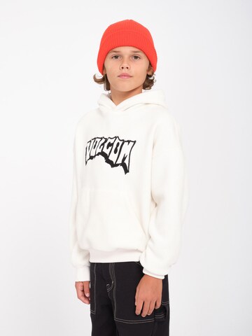 Volcom Sweatshirt 'Tookool' in White: front
