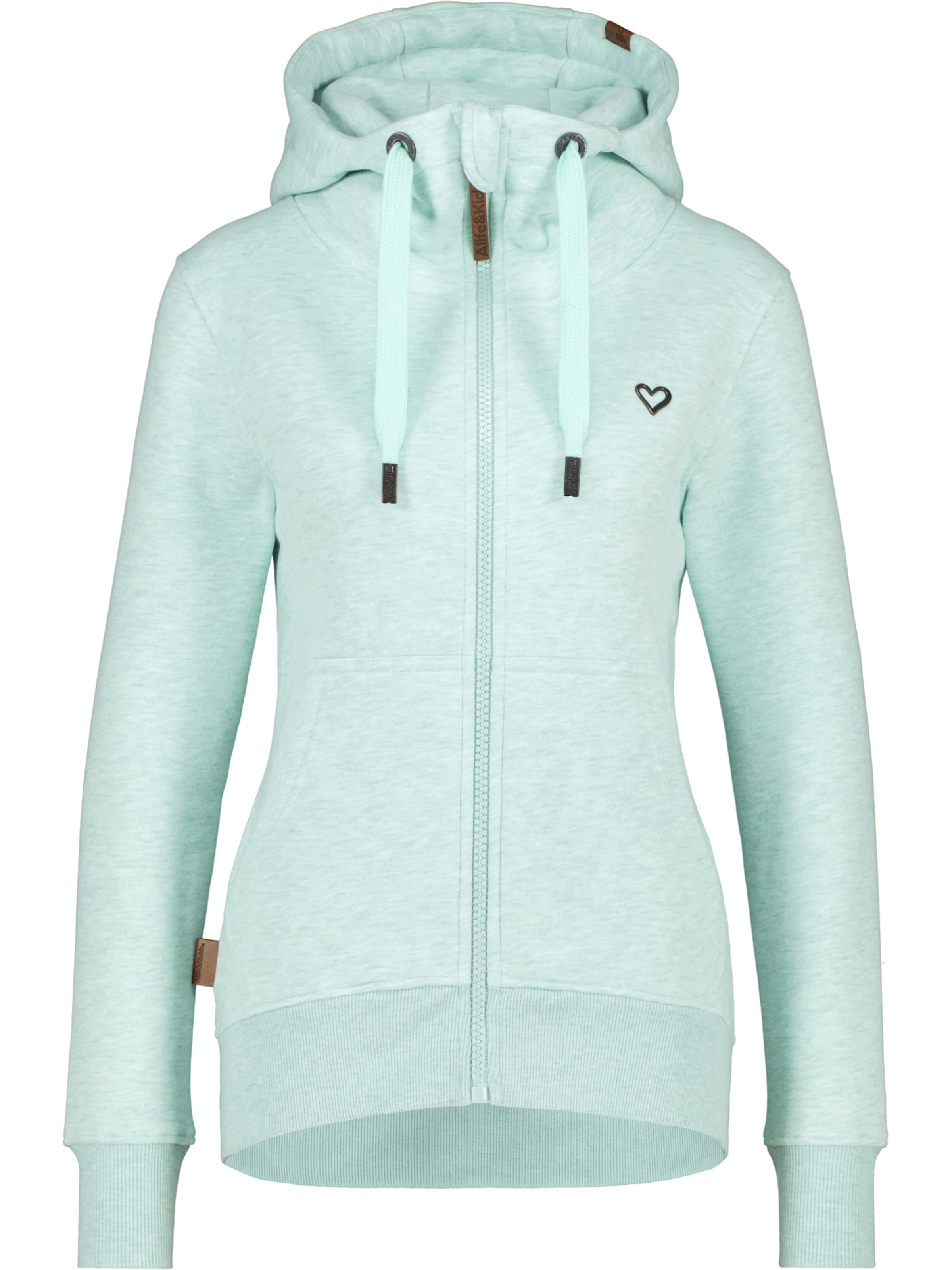 alife & kickin Sweatjacke 'YasminAK A' in mint, Produktansicht