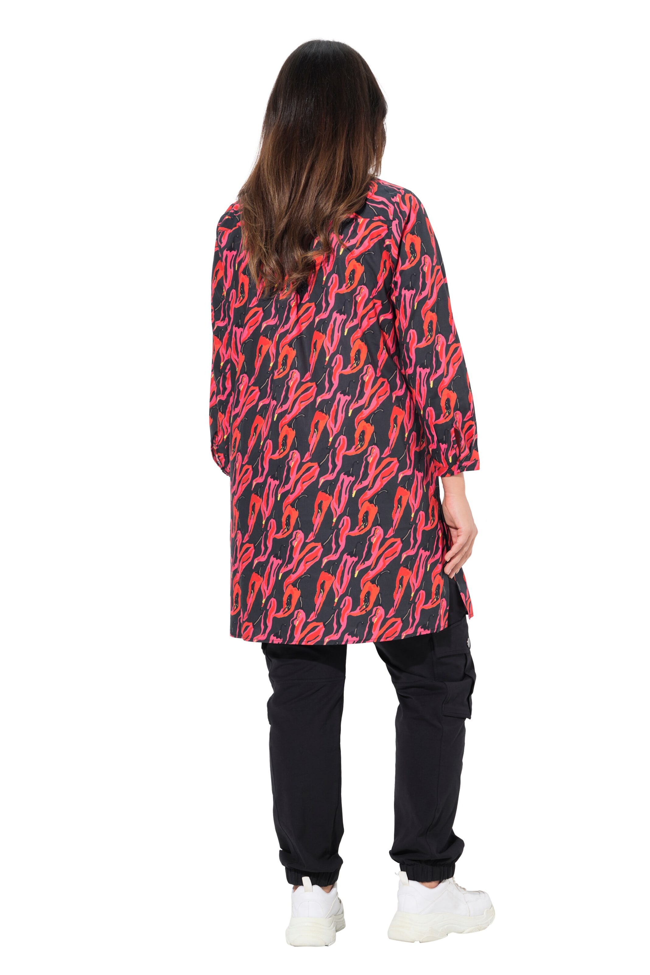 Ulla Popken Bluse in Schwarz