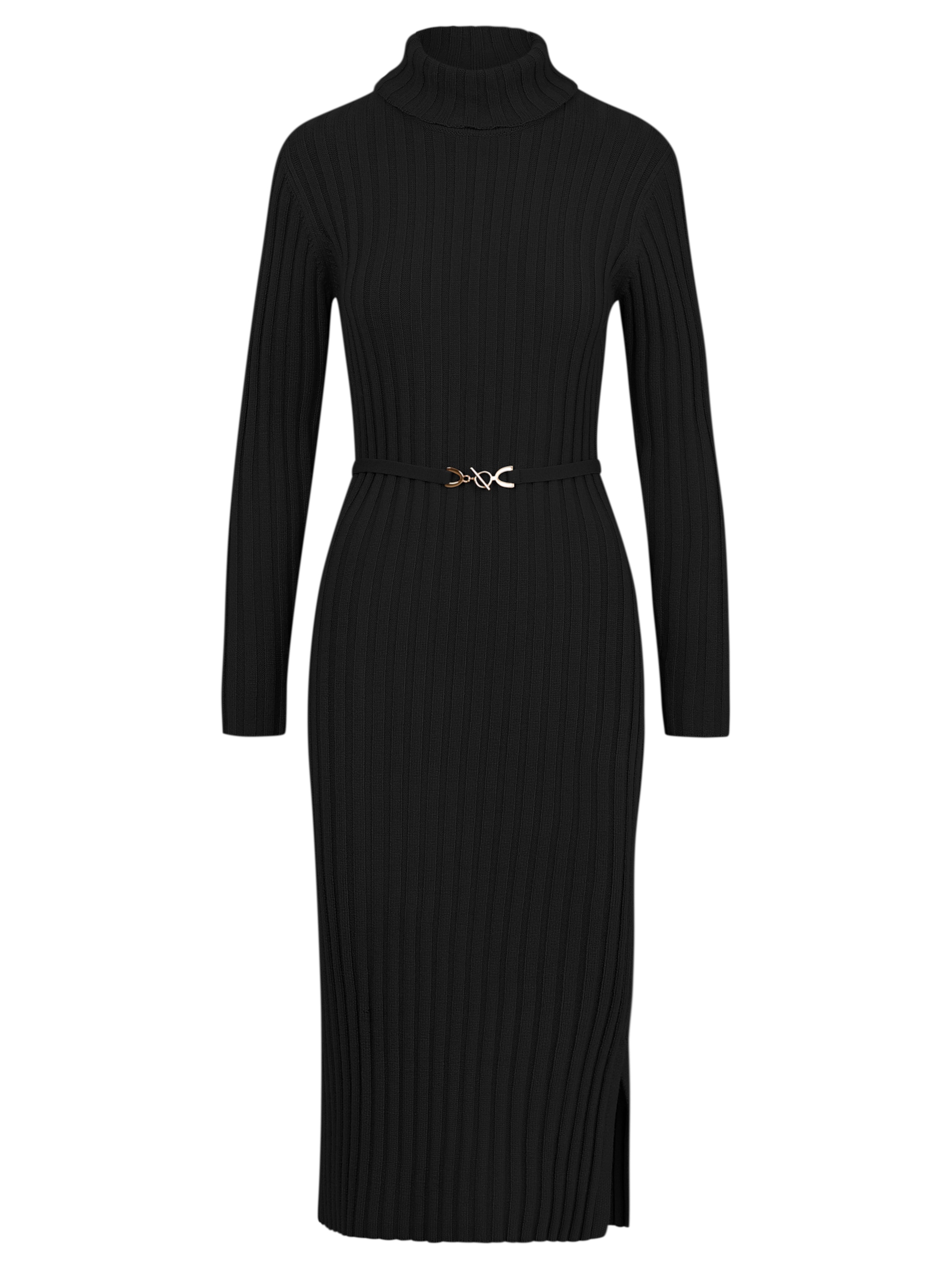 APART Knitted dress in XS in Black, Item view