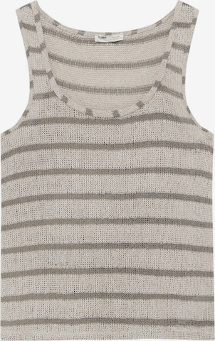 Top in maglia di Pull&Bear in grigio: frontale