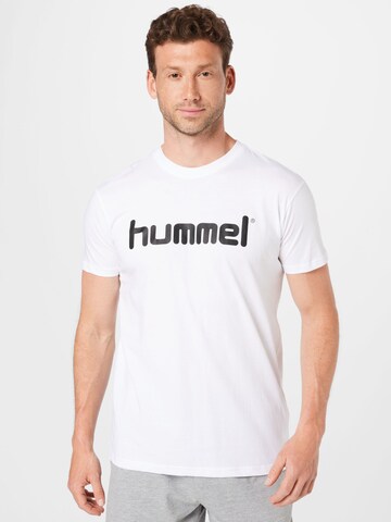 Hummel T-shirt i vit: framsida