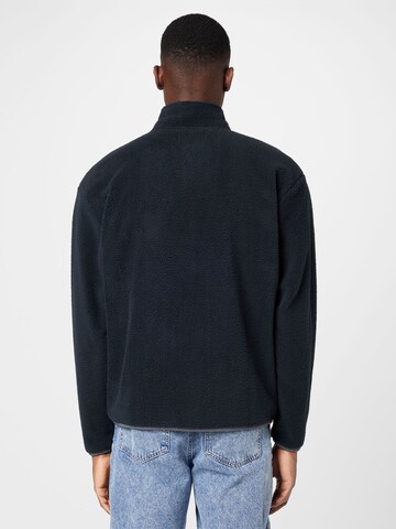 HOLLISTER Fleece Jacket 'EXTERIOR' in Black