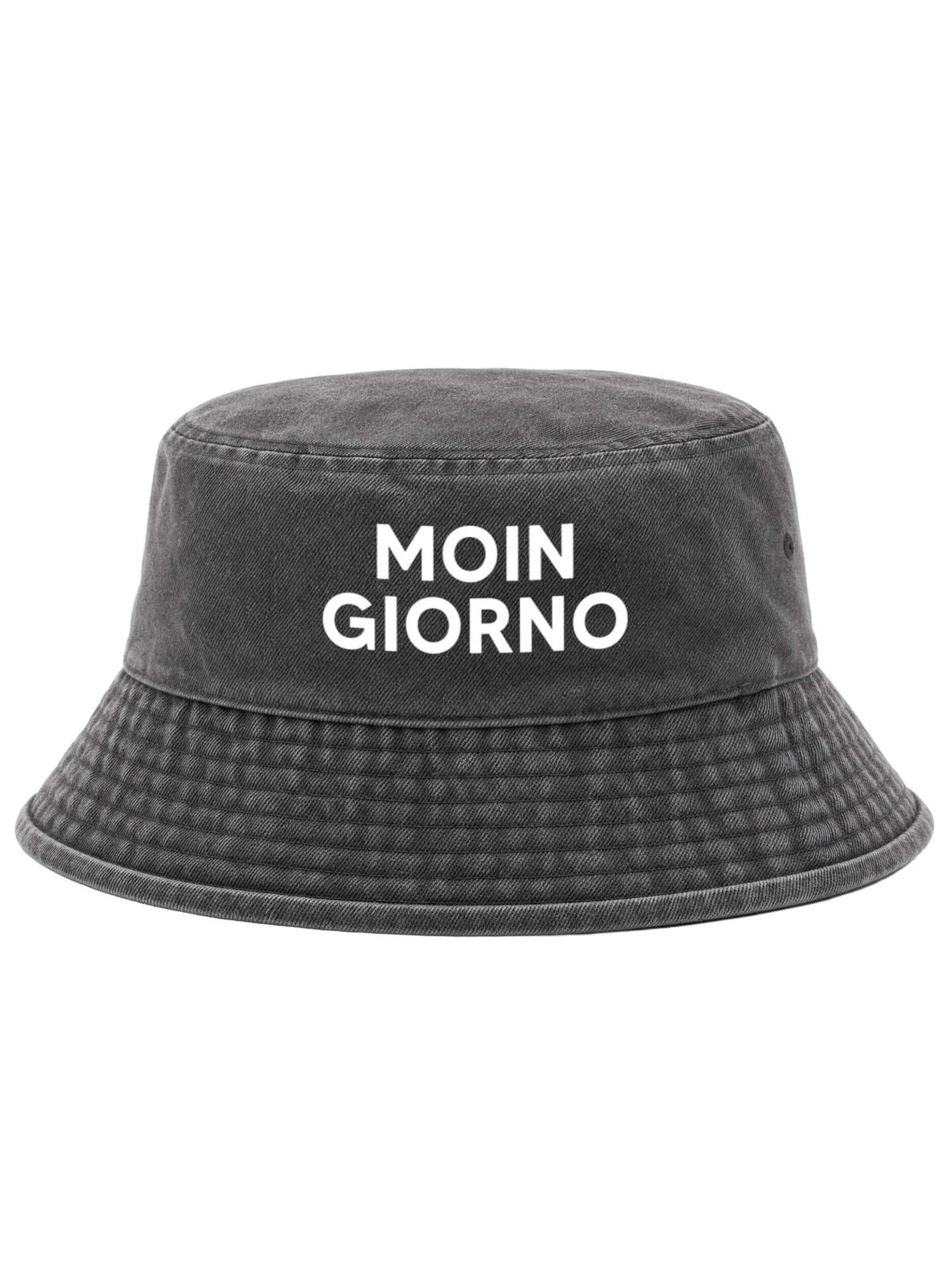 Neverless Hat 'Moingiorno' in Black: front