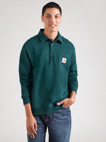 Carhartt WIP Свитшот в Зеленый: спереди