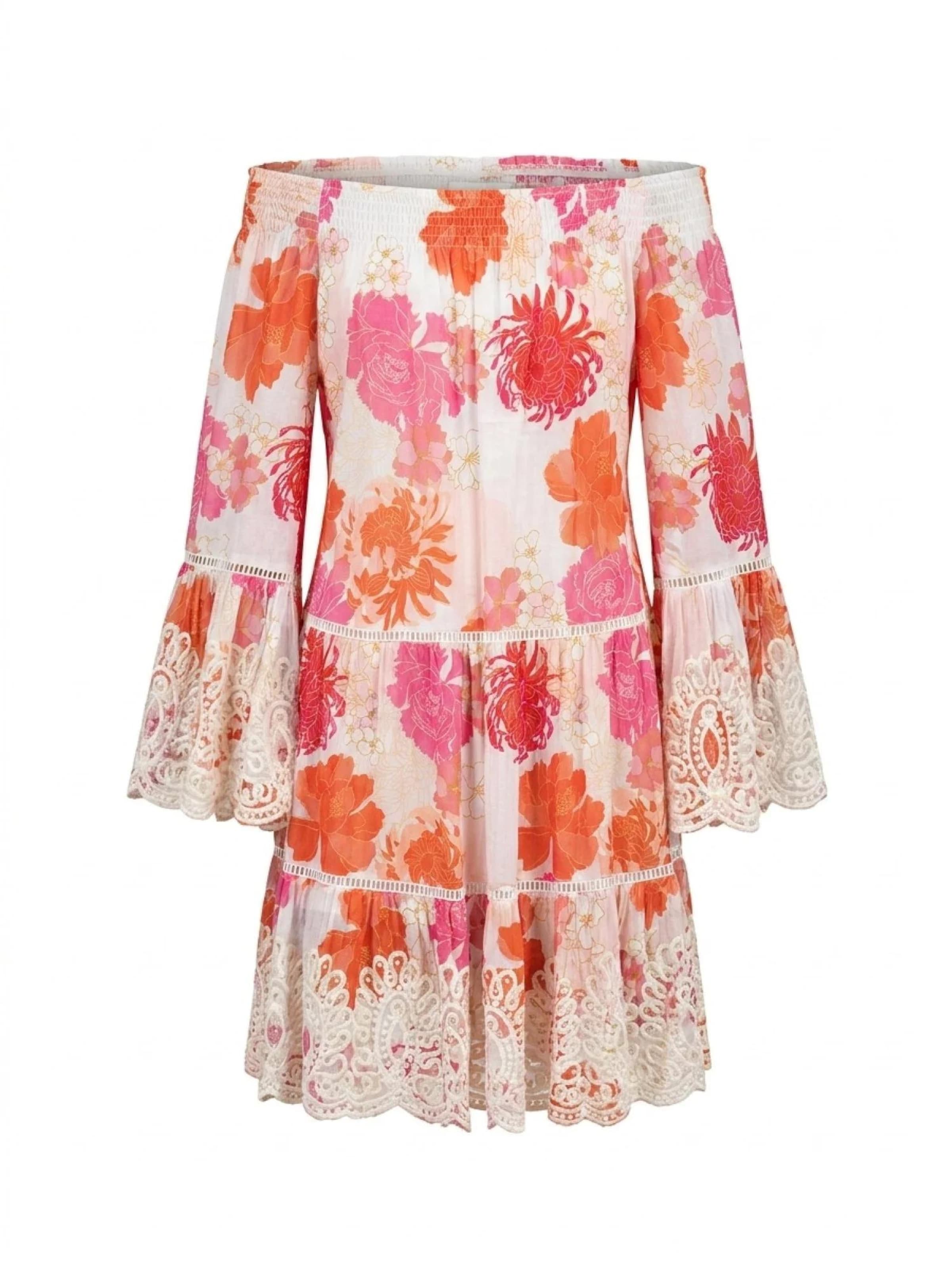 Miss June - Vestido 'Robe Courte Positano' en rosa
