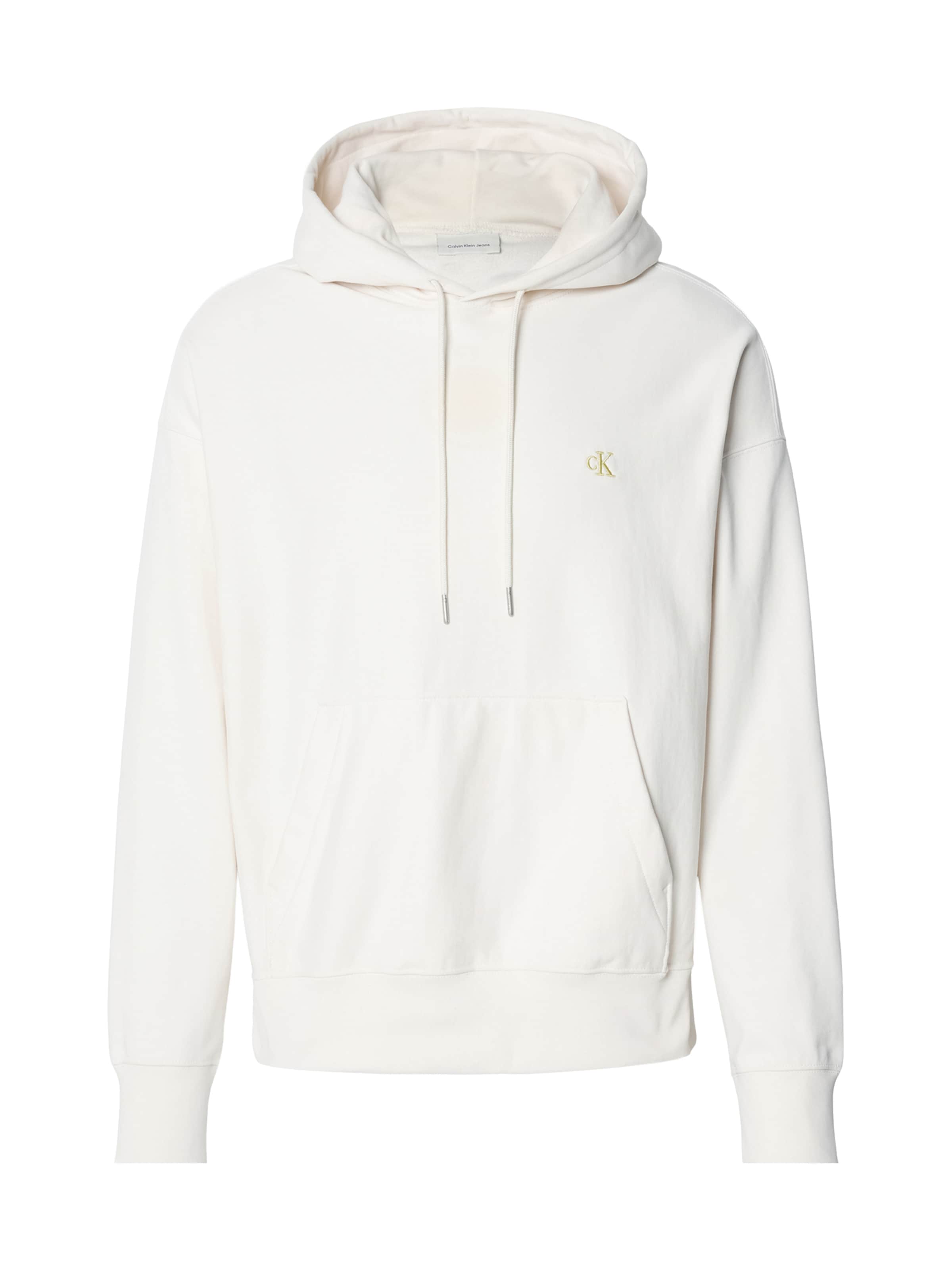 Calvin Klein Jeans Tréning póló - bézs: elől