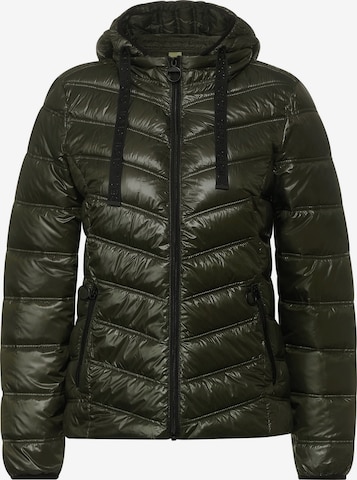 CECIL Between-season jacket in Green: front