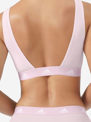 Bustier Soutien-gorge ' SCOOP BRALETTE ' ADIDAS SPORTSWEAR en rose