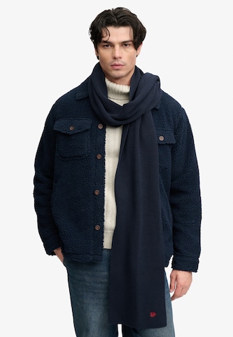 Écharpe Superdry & Co en bleu : devant