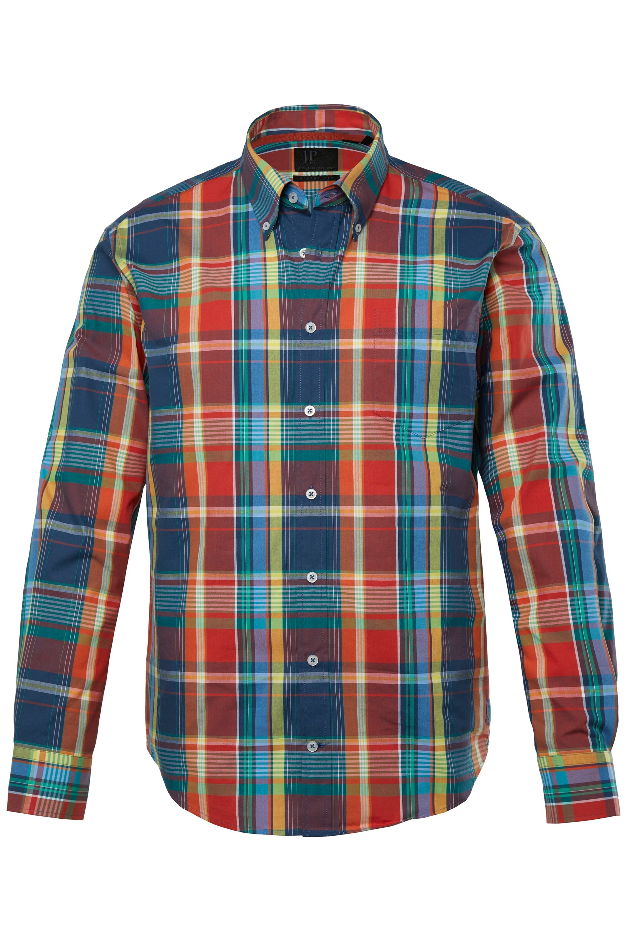 JP1880 Comfort fit Overhemd in Oranje: voorkant