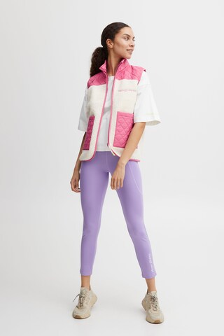 The Jogg Concept Fleeceweste Jcberri Waistcoat 3 in Pink