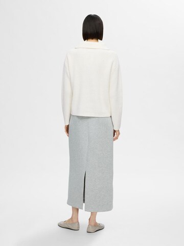 SELECTED FEMME Pulover 'Bloomie' | bela barva
