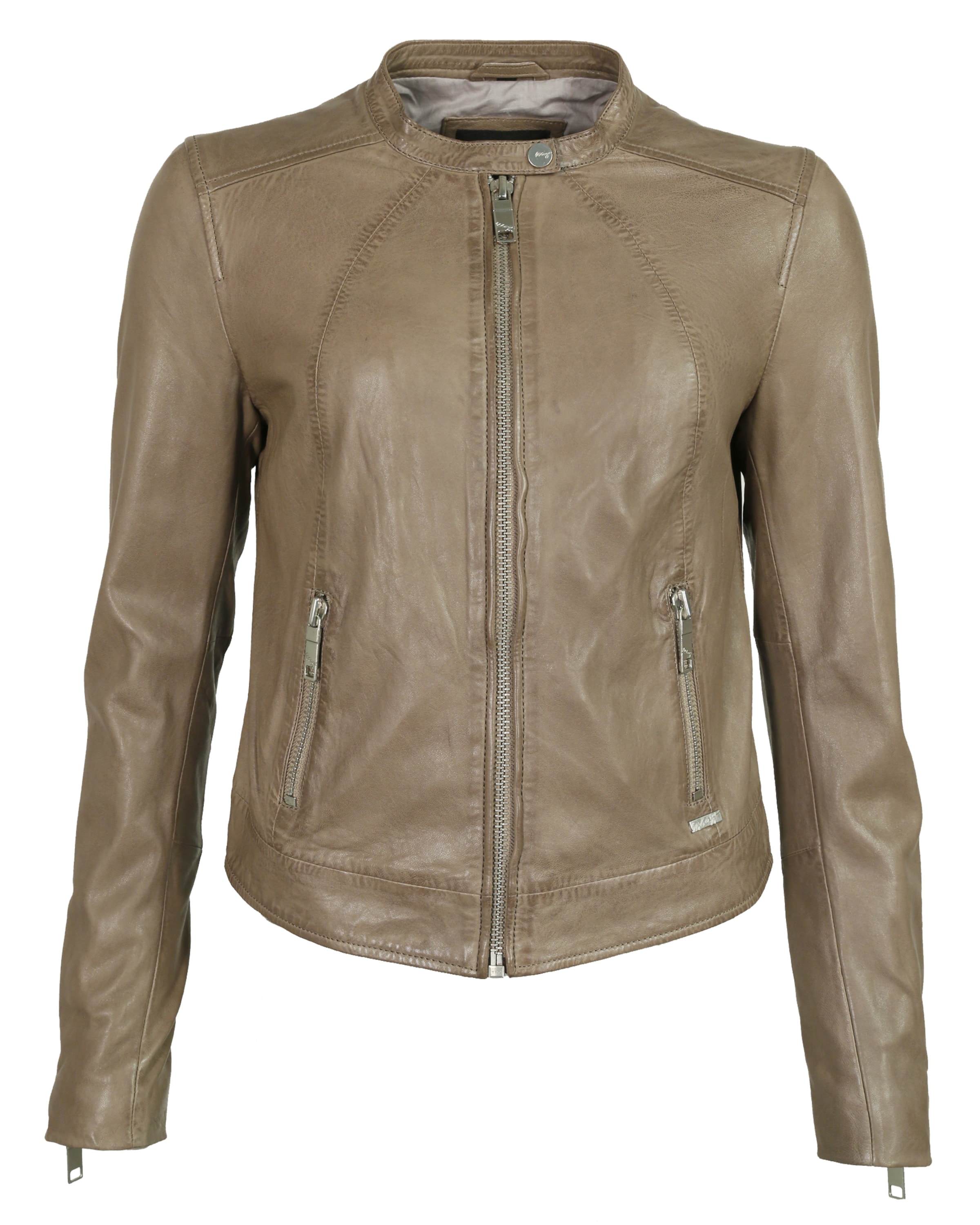 Maze Between-season jacket ' Grenada ' in Brown: front