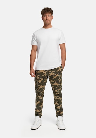 INDICODE JEANS Tapered Cargobroek 'Alex' in Groen