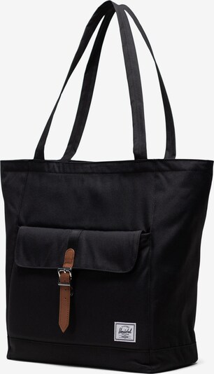 Herschel Cabas 'Retreat' en marron châtaigne / noir / blanc cassé, Vue avec produit