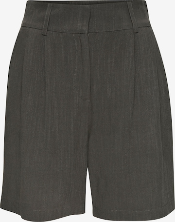 žalia LASCANA Laisvas Klostuotos kelnės: priekis