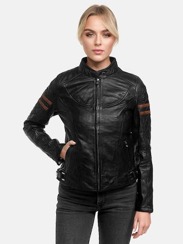 Tazzio Übergangsjacke 'F513'‌‌‌‌‌‌‌‌‌ in Schwarz