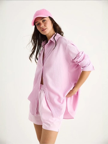 Chemisier Bianco Lucci en rose