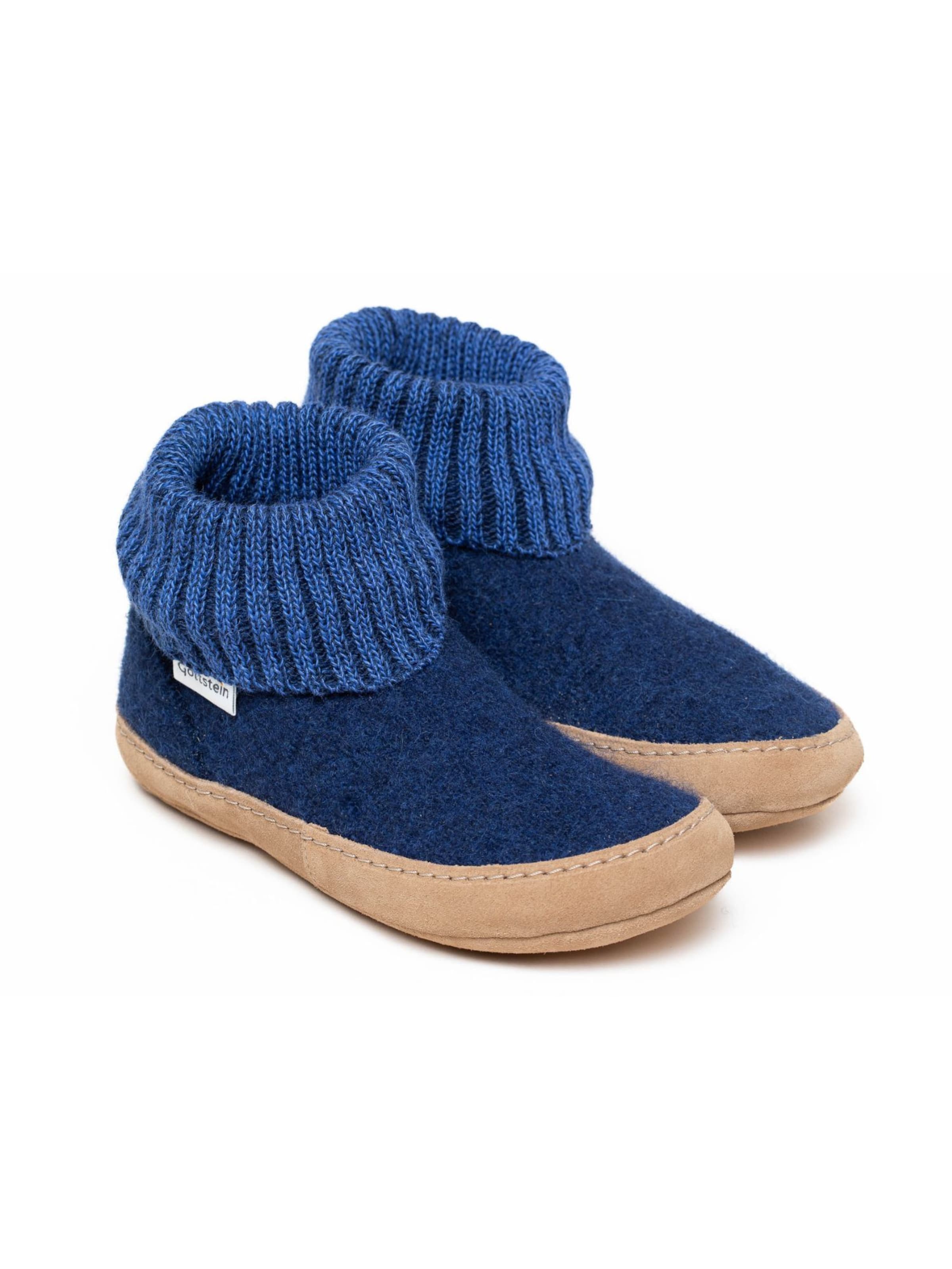 Gottstein Slippers 'Hüttenschuhe Dakota' in Blue
