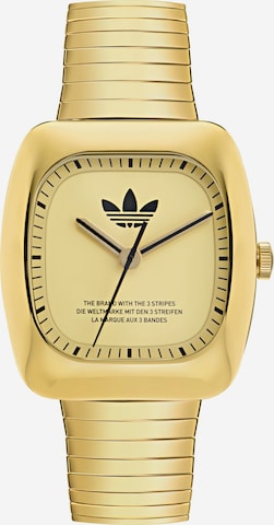 ADIDAS ORIGINALS Analoguhr in Gold: Vorderseite