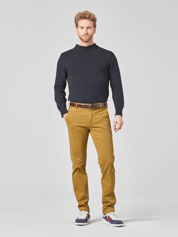 Meyer Hosen Slim fit Chino Pants 'Bonn' in Brown