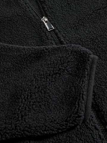 The Set Fleece jas in Zwart