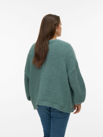 Vero Moda Curve Cardigan 'VMCMaybe' i grøn