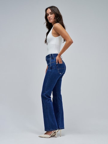 Salsa Jeans Flared Jeans 'Secret' in Blau
