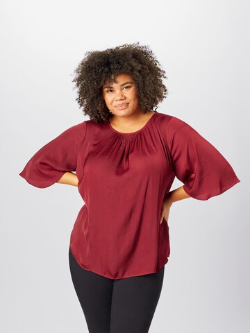 Forever New Curve Blouse 'Jessica' in Rood: voorkant