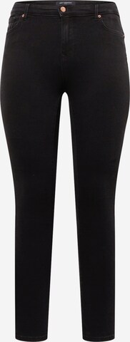 ONLY Carmakoma Skinny Jeans in Schwarz: predná strana