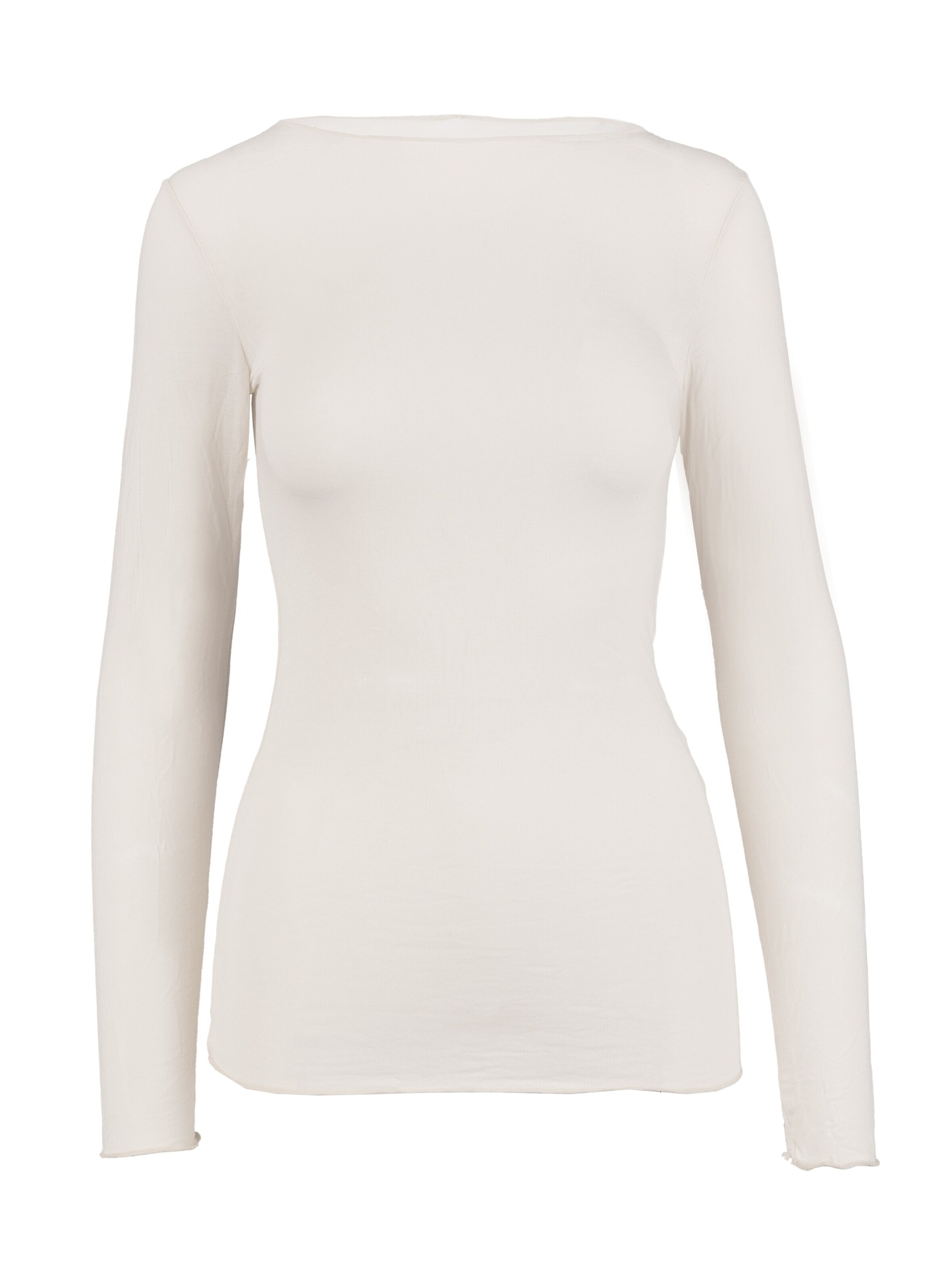 Ciocca Onderhemd 'Cashmere undershirt barchetta' in Wit: voorkant