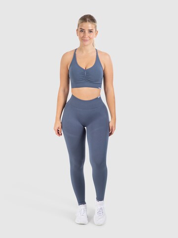 Bustier Haut de sport ' Solid Scrunch ' Smilodox en bleu