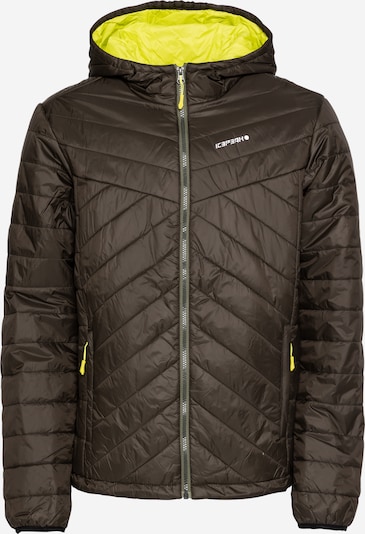 ICEPEAK Sportjacke in gelb / dunkelgrün, Produktansicht