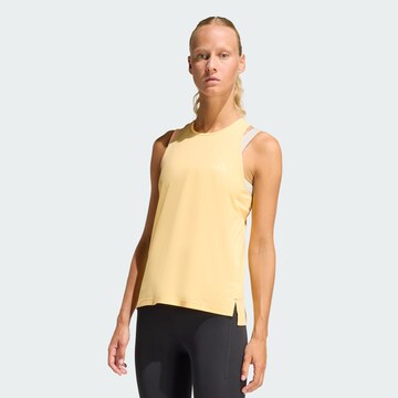 ADIDAS PERFORMANCE Sports Top 'Adi365' in Yellow: front