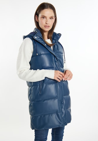 Gilet 'Lurea' Usha en bleu : devant