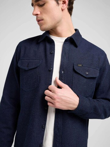 Lee Comfort fit Button Up Shirt 'Workwear Shirt' in Blue: front