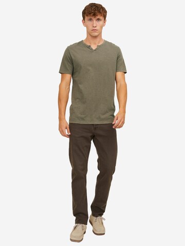 JACK & JONES Shirt 'Split' in Green