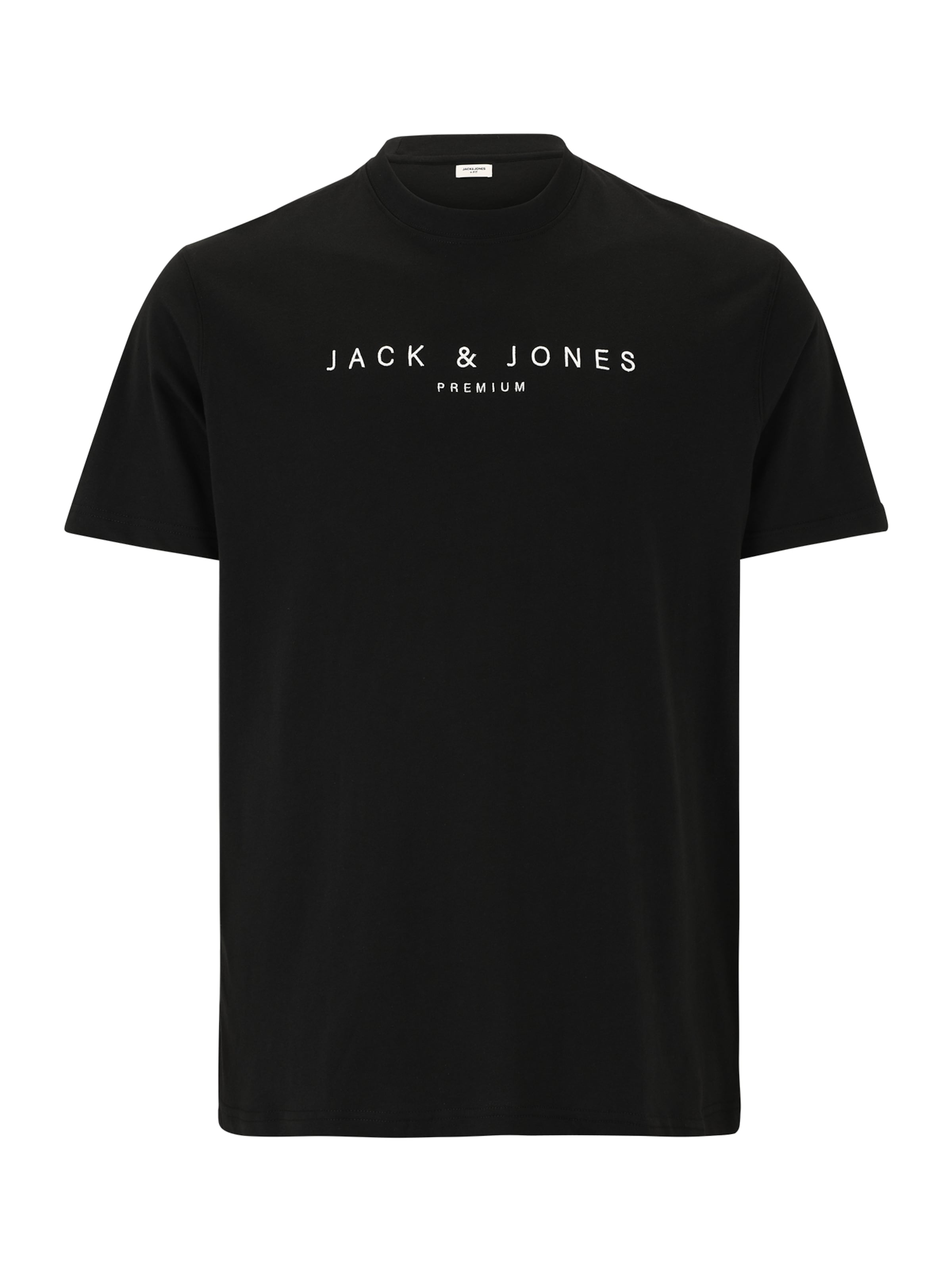 T-Shirt 'JPRCCJAYSON' Jack & Jones Plus en noir : devant