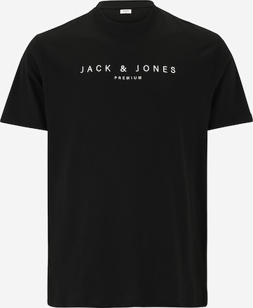 juoda Jack & Jones Plus Marškinėliai 'JPRCCJAYSON': priekis