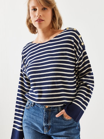 Bianco Lucci Πουλόβερ σε μπλε: μπροστά