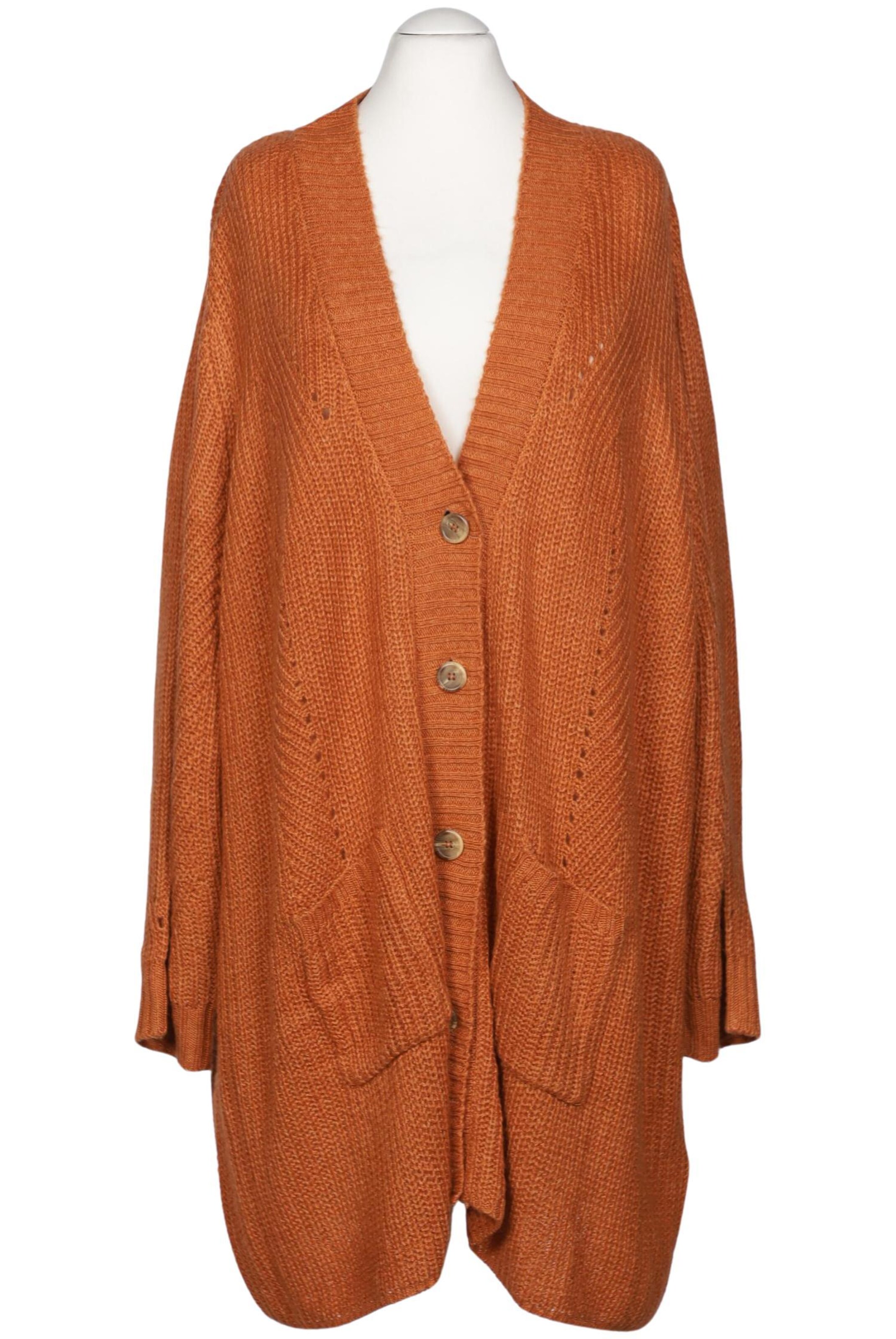 MIAMODA Strickjacke 11XL in Orange: Vorderseite