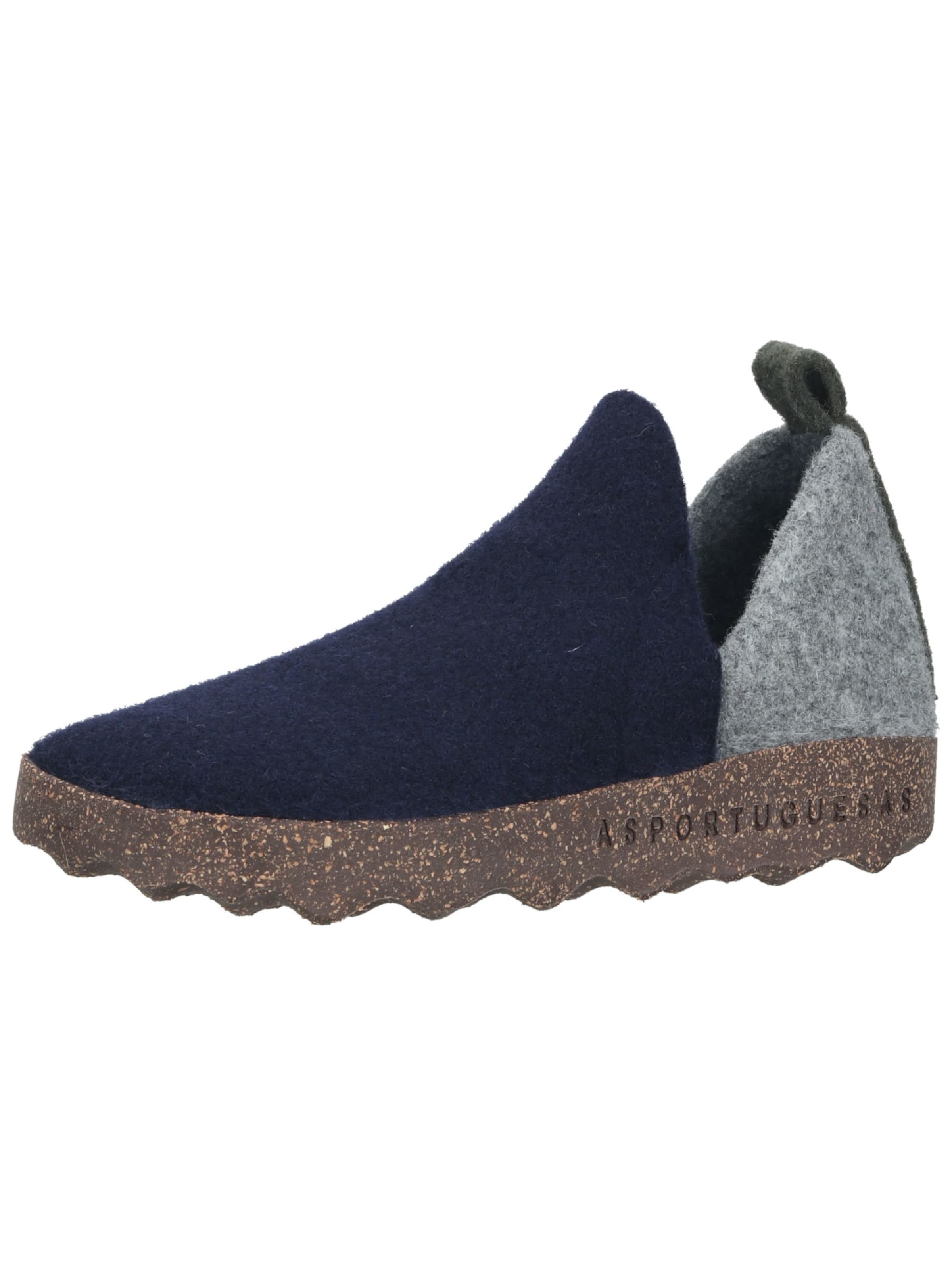 Pantoufle Asportuguesas en bleu : devant