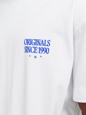 balta JACK & JONES Marškinėliai 'Mykonos'
