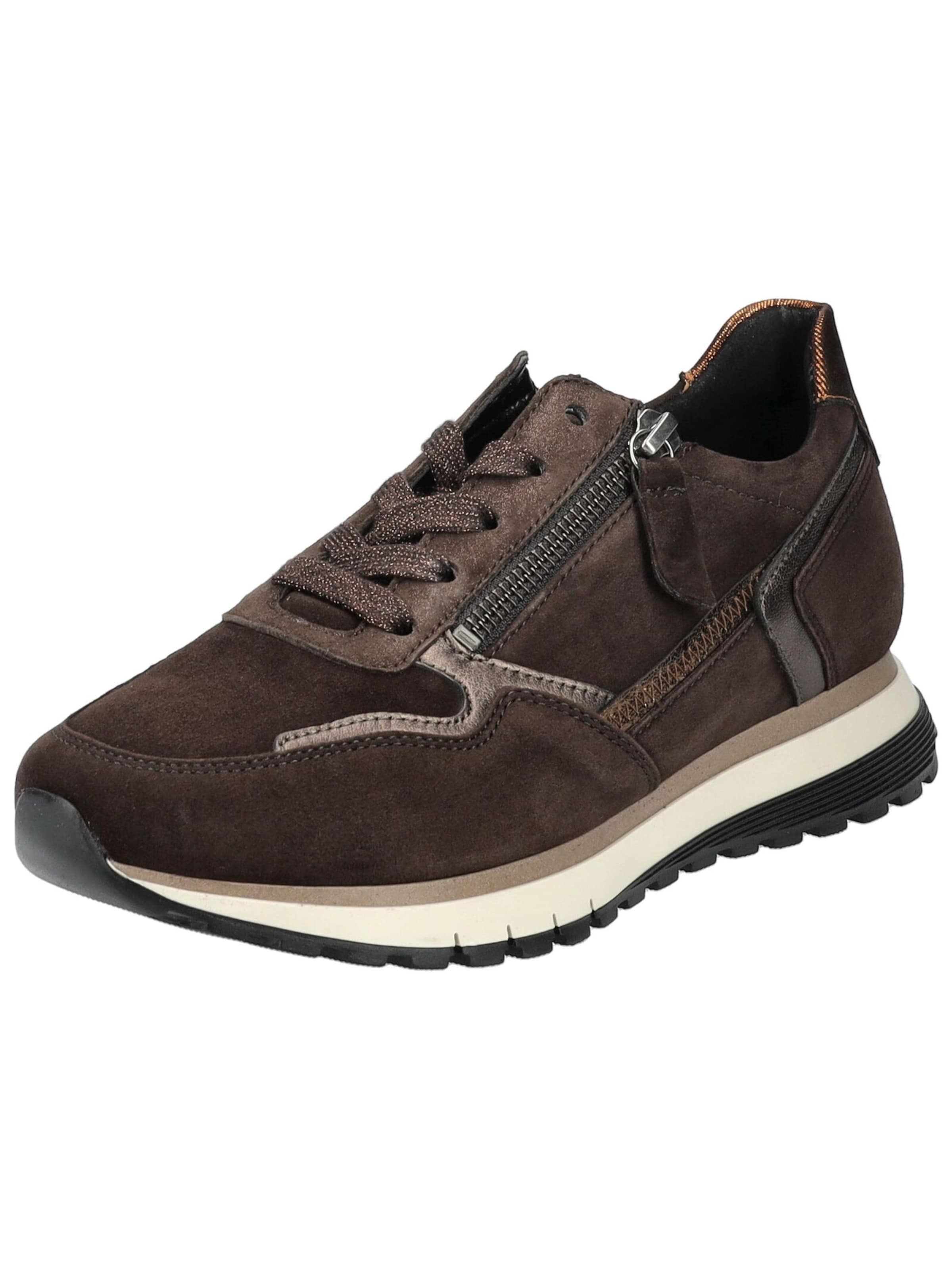 GABOR Platform trainers in Brown: front