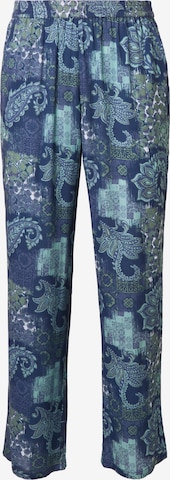 Ulla Popken Wide Leg Hose in Blau: Vorderseite