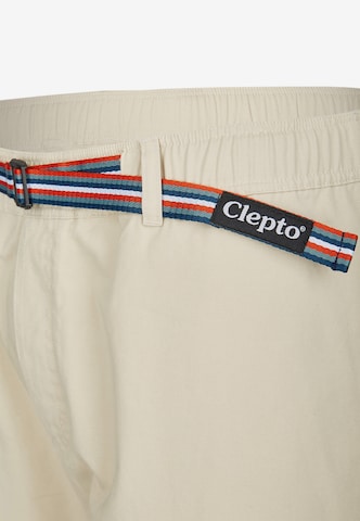 Cleptomanicx Regular Pants 'Transit Team' in Beige