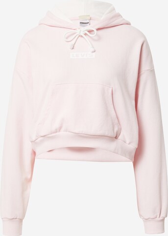 LEVI'S ® Sweatshirt 'Graphic Laundry Hoodie' in Pink: front